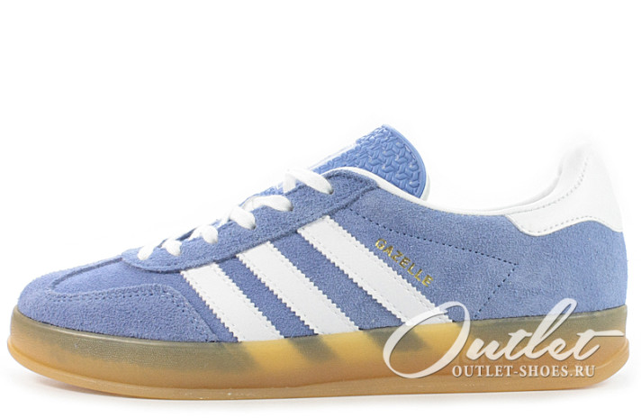 Кроссовки Adidas Gazelle Blue White  синие