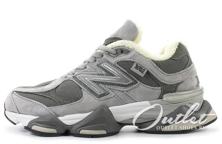 Кроссовки New Balance 9060 Winter Dual Grey  серые