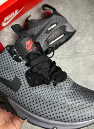 Кроссовки Nike Air Max 90 Mid Gray Anthracite живое фото 3