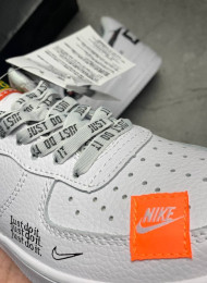 Кроссовки Nike Air Force 1 Low Just Do It White живое фото 3